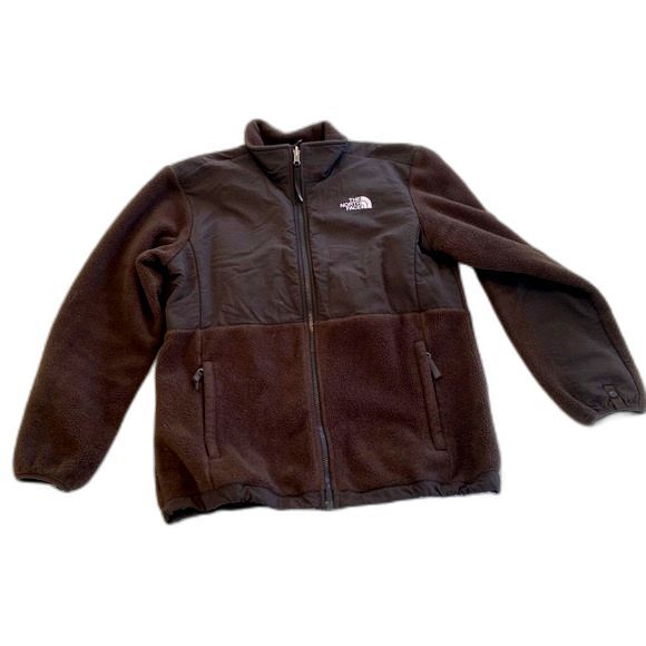 The North Face size XL Brown Neutral Y2K Warm Full Zip Up Fleece - Picture 1 of 6